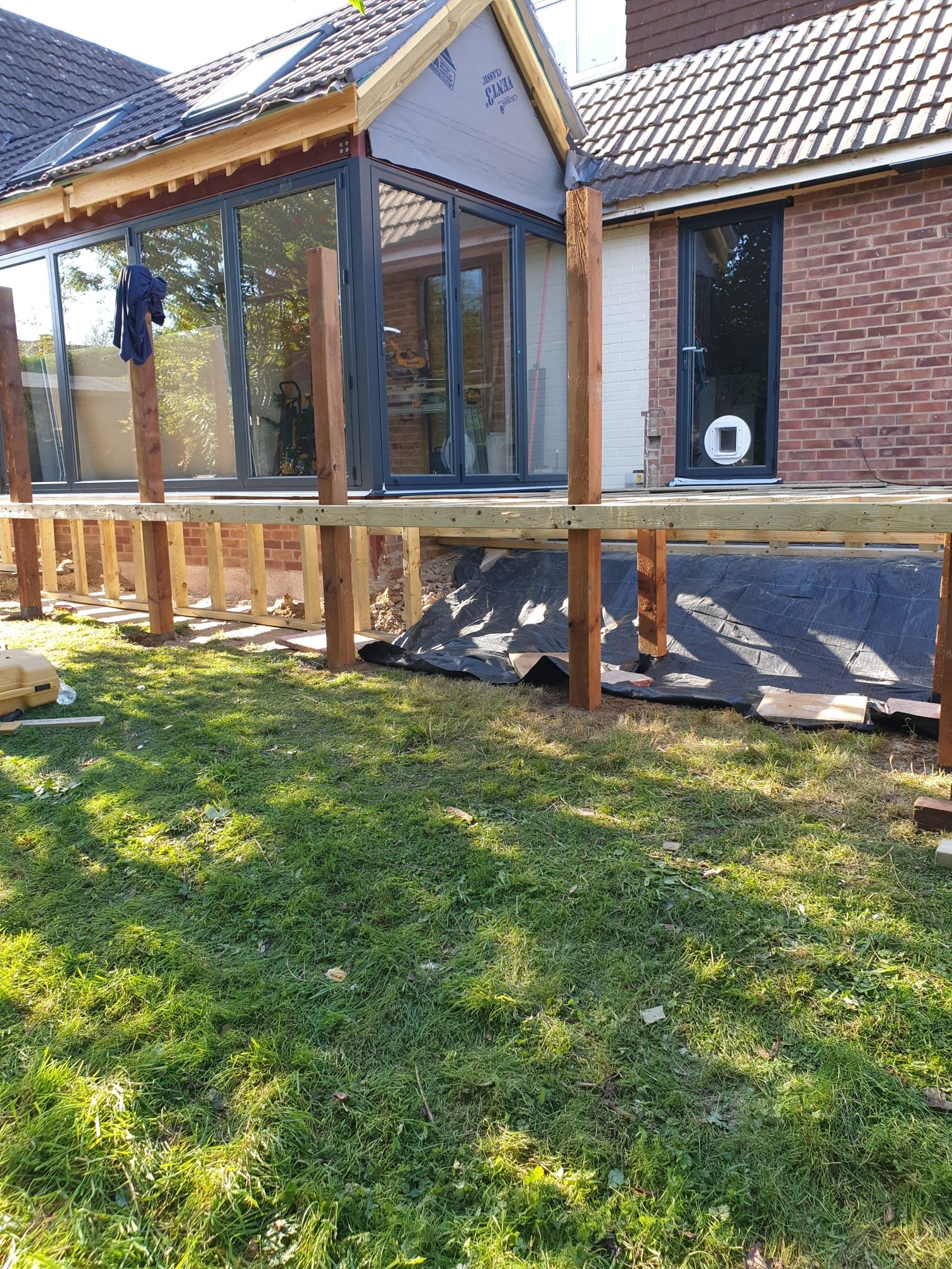 Finished garden building